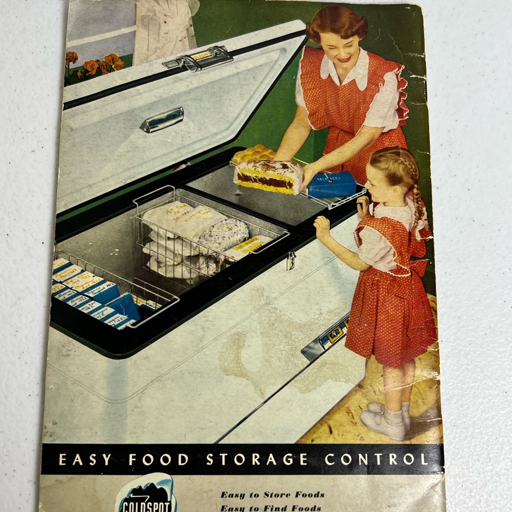 VTG 1952 Sears Coldspot How To Live With Your Freezer Recipe Booklet MCM - Picture 3 of 11